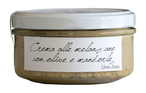 Crema melanzane olive e mandorle BIO 150g