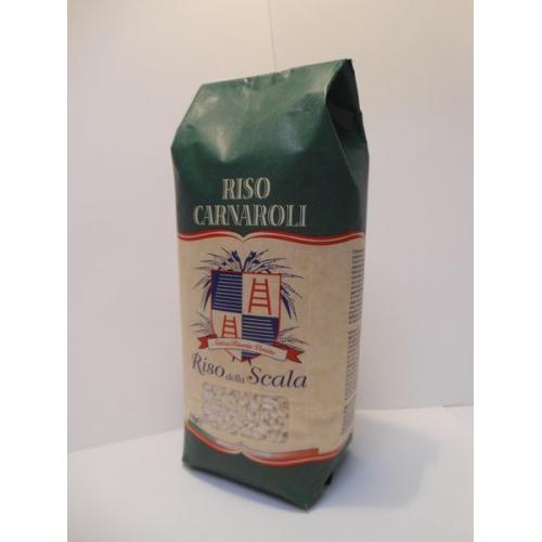 Arroz Carnaroli semiacabado mapeado pela Linea Riso della Scala 1kg