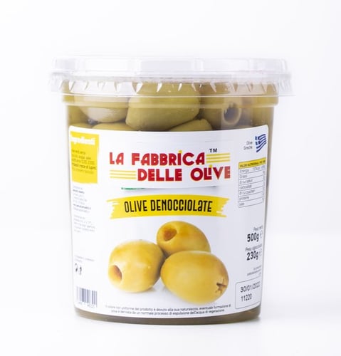 Olive verdi denocciolate in salamoia 500g