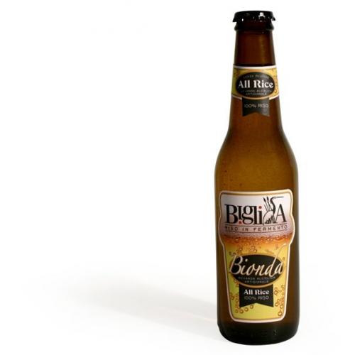 Cerveja de arroz Biglia Chiara