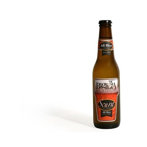 Cerveja de arroz Dark Biglia 330ml