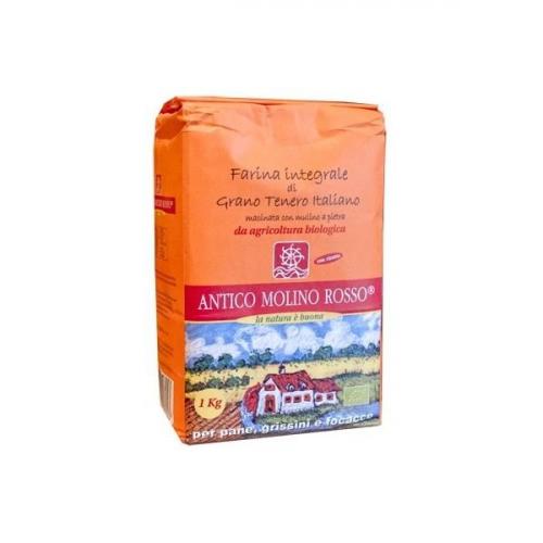 Organic Whole Wheat Stone-Ground Flour 1kg