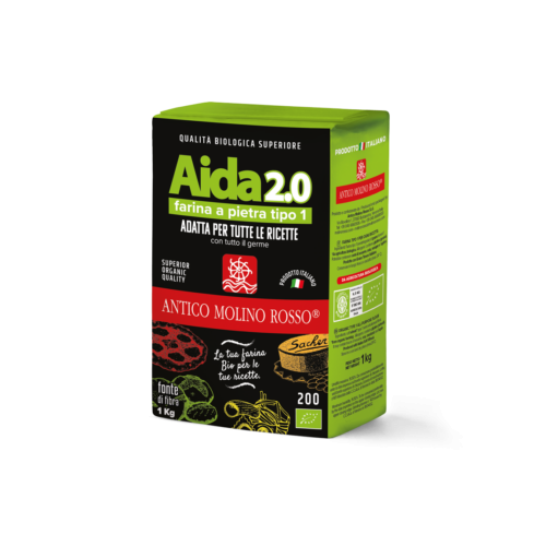 Farina tipo 1 di grano tenero semintegrale Aida per pane BIO 1kg