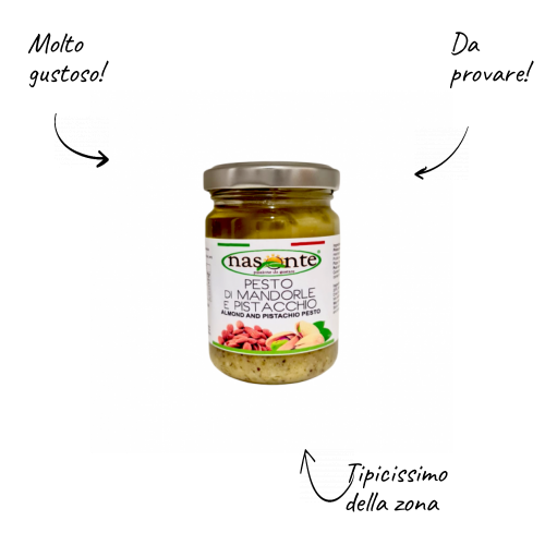 Pesto de almendras y pistachos 130 g
