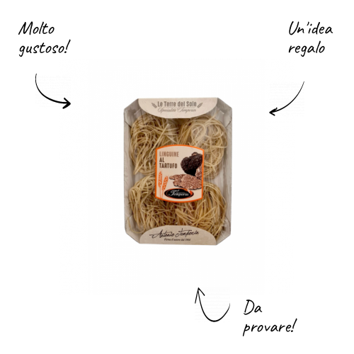 Linguine with black truffle