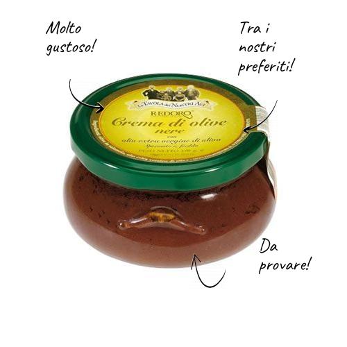 Creme de patê de azeitona preta 180g