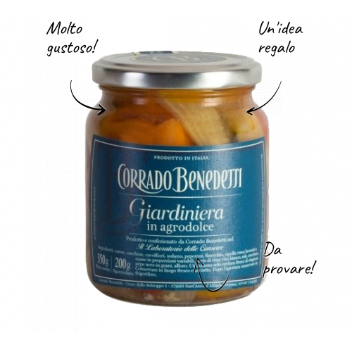 Giardiniera agridoce 300g