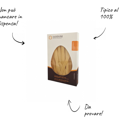 Pappardelle de trigo duro com ovo 250g