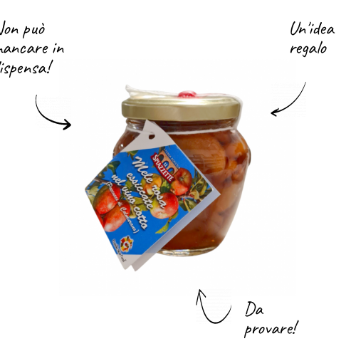 Paccucce di Colmurano, roze appel in gekookte wijn 220 g