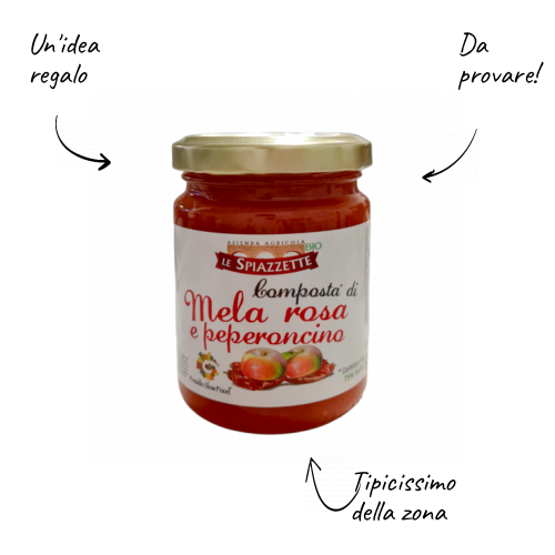 Mischung aus rosafarbenem Apfel und Chili-Pfeffer 170 g