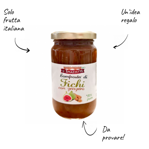 Compota de higos con jengibre 230 g