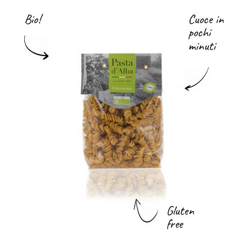 Fusilli alla Curcuma BIO senza glutine 250g