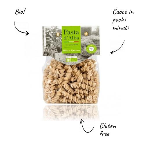 Fusilli di Riso e Quinoa BIO senza glutine 250g