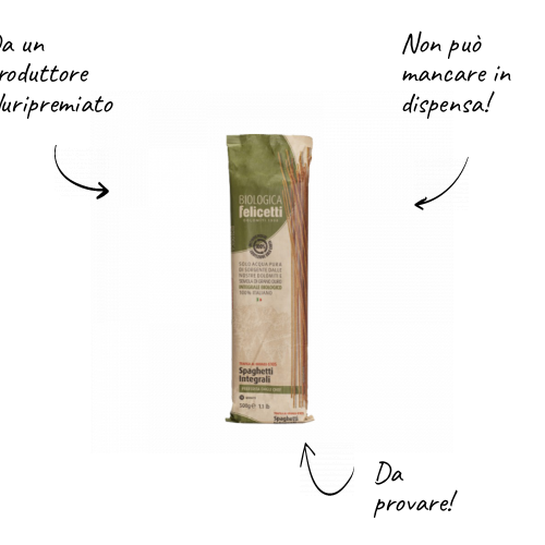 Felicetti Grano Duro Integrale Biologico - Spaghetti