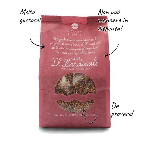 Arroz Vermelho Integral “Il Cardinale” 500g