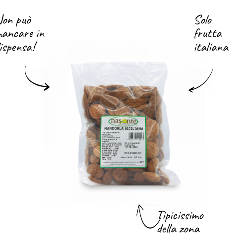 Mandorle di Sicilia sgusciate 150g