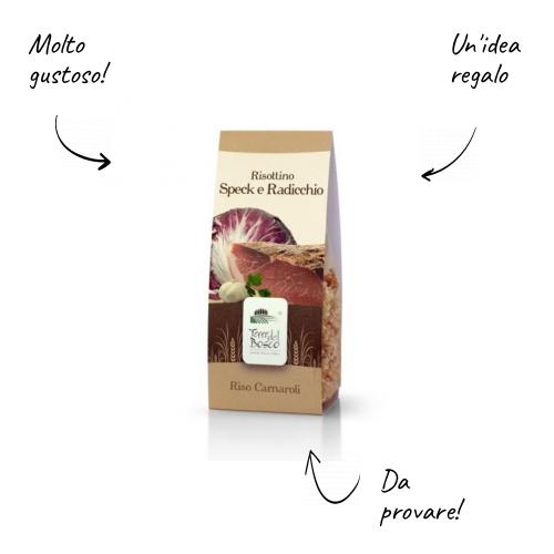 Risoto pronto com pontinho e radicchio 250g