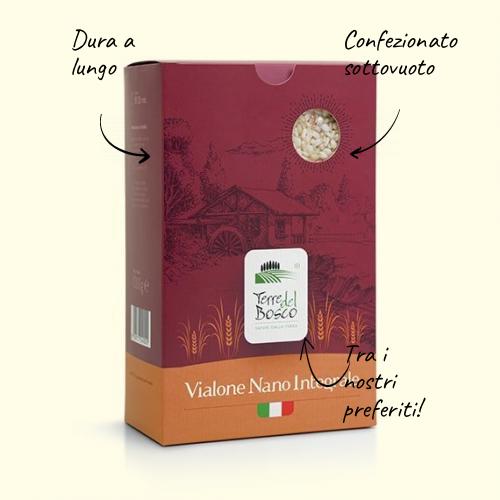 Arroz integral Vialone Nano 1kg