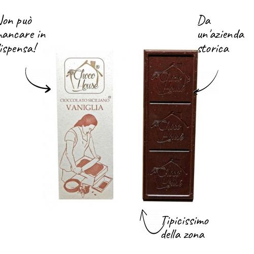 Chocolate de baunilha escura siciliano 50g