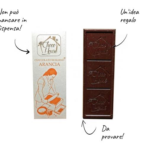 Chocolate siciliano de laranja escura 50g