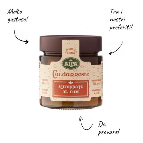 Châtaignes confites au rhum 240g