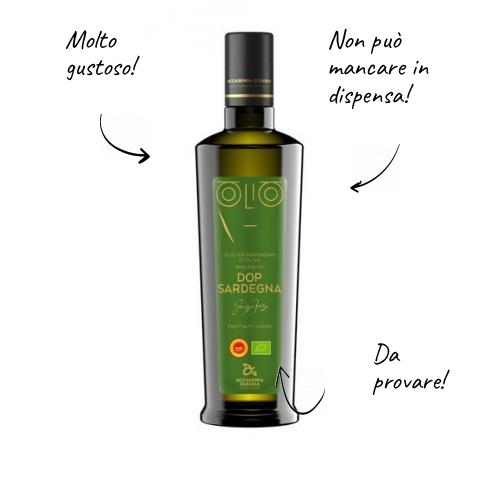 Óleo EVO orgânico DOP Sardenha 500ml - Accademia Olearia