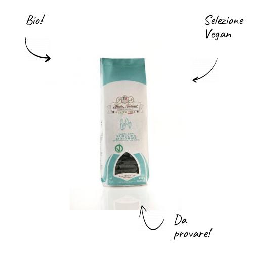 Penne alla Spirulina e Riso Integrale BIO senza glutine 250g
