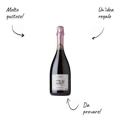 Zell Rosé Brut Trento DOC 2016 750 ml