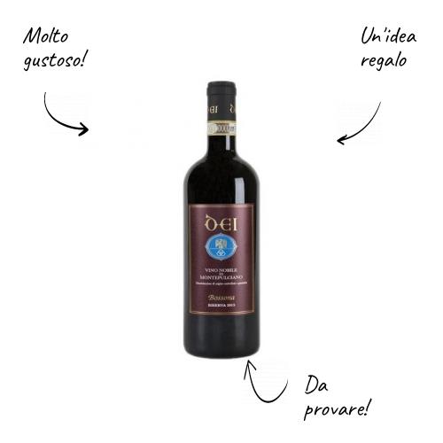 Vinho nobre de Montepulciano Riserva DOCG “Bossona” 2015 - Cantine Dei