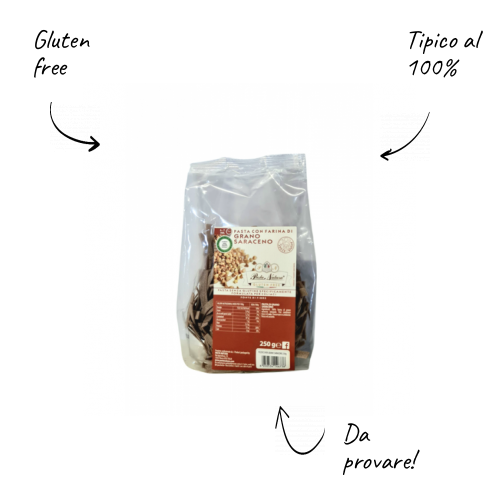 Glutenvrije boekweitpizzoccheri 250 g
