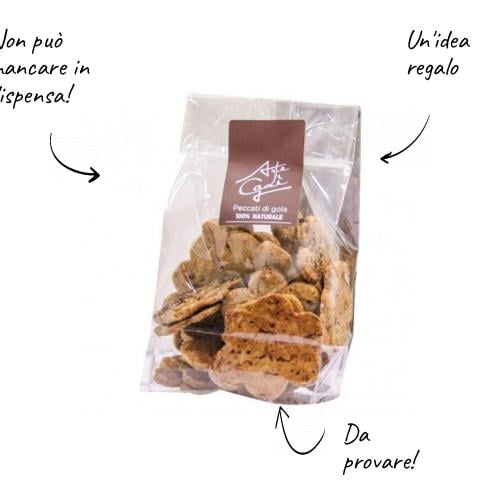 Biscoitos de café e amêndoa 200g