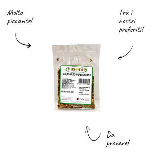 Garlic oil chilli 20g bag