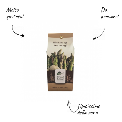 Ready risotto with Verona asparagus 250g