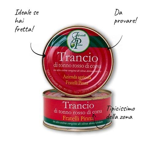 Tonno Rosso di Corsa in Olio EVO Denocciolato di Bosana 160g