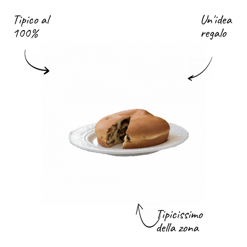 Gubana 850g - typical Friulian pastry