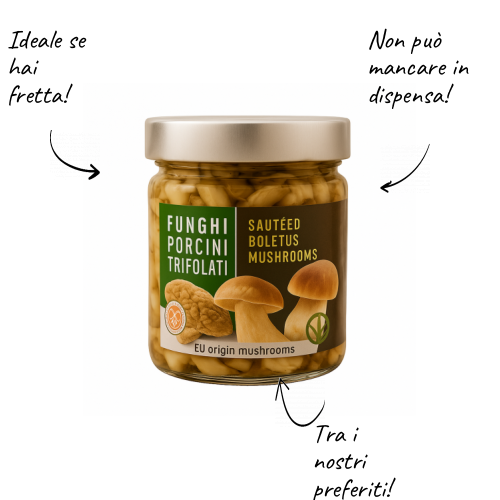 Sautéed porcini mushrooms