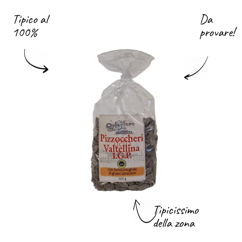 Pizzoccheri della Valtellina IGP Gnocchetti 500g