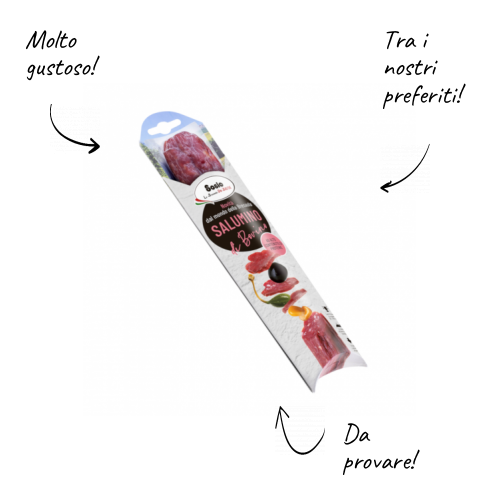 Protein beef salami sausage 140g