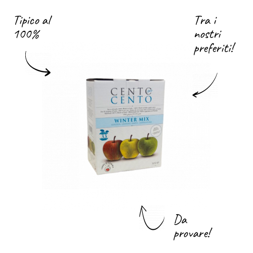 Cento Percent Apple Juice Winter Mix