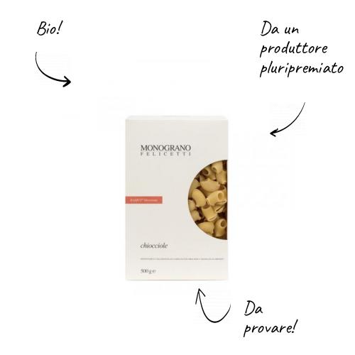 Felicetti monograno Kamut - Chiocciole 500g