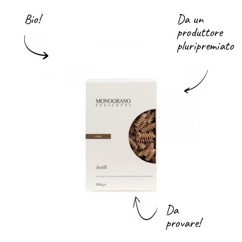 Felicetti monograno Farro BIO - Fusilli 500g