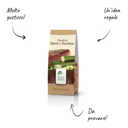 Kant-en-klare risotto met spek en courgette 250 g