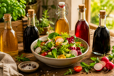 Salad you find, vinegar you choose.
