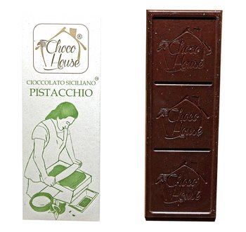 Cioccolato Siciliano Fondente al Pistacchio 50g