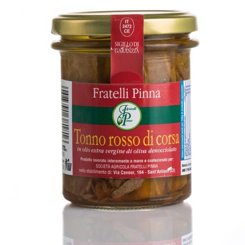 Tonno Rosso di Corsa in Olio EVO Denocciolato di Bosana 200g - Fratelli Pinna