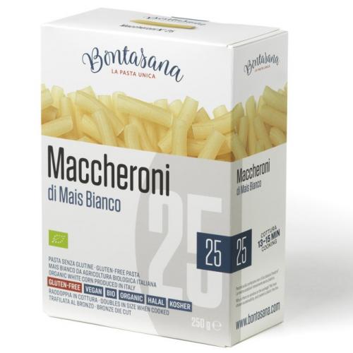 Maccheroni di mais bianco BIO 250g - Bontasana