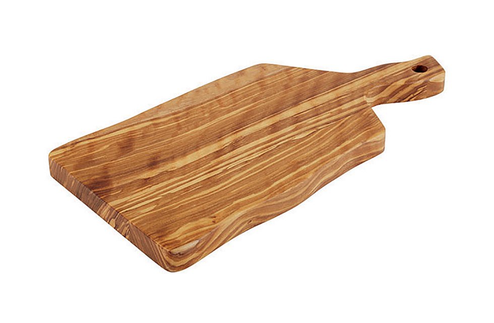 da bistecca e da colazione da portata SOLTAKO Tagliere in legno dulivo circa 2 cm di spessore 20-23 cm di larghezza in legno dulivo taglio naturale 43-45 cm di lunghezza 